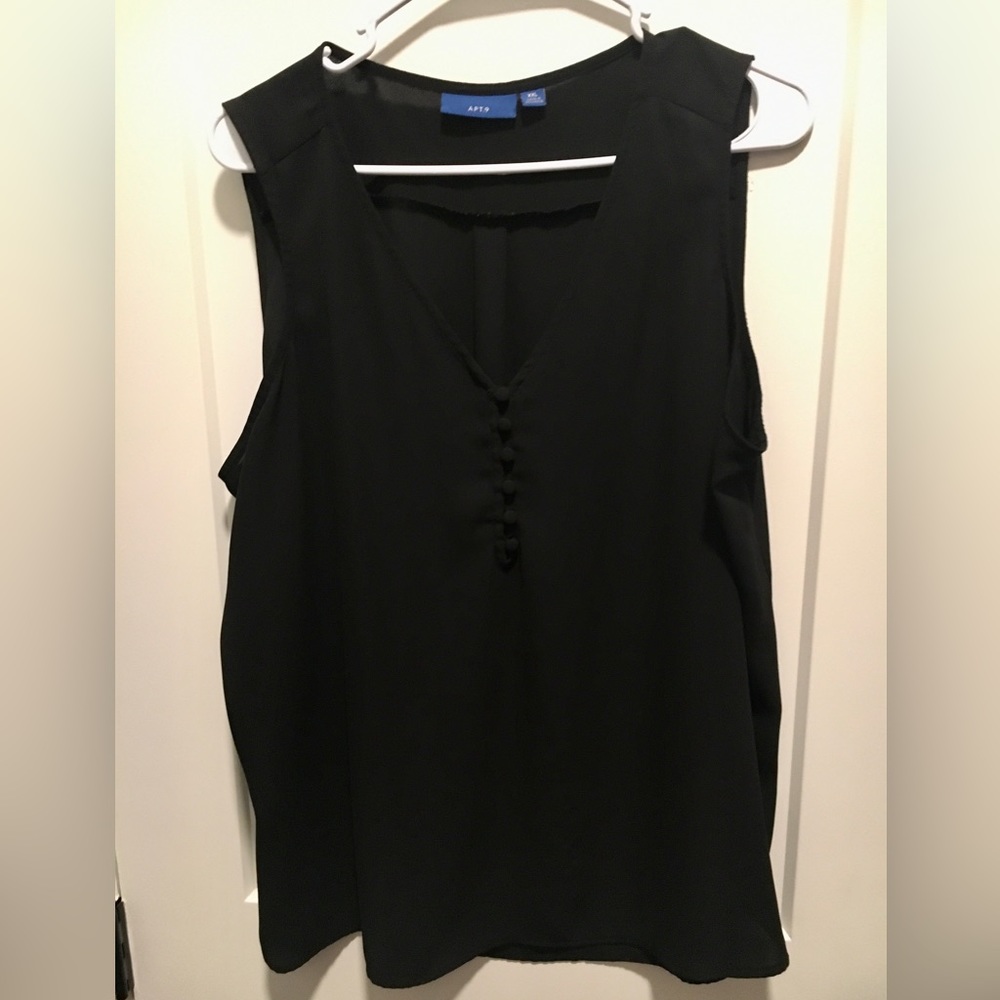 APT 9 Black Office Blouse